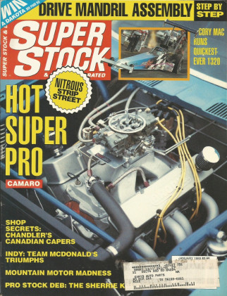 SUPER STOCK 1993 JAN - CAMARO BUILD 4, TAYLORs, JENSEN, SAVOY SS 